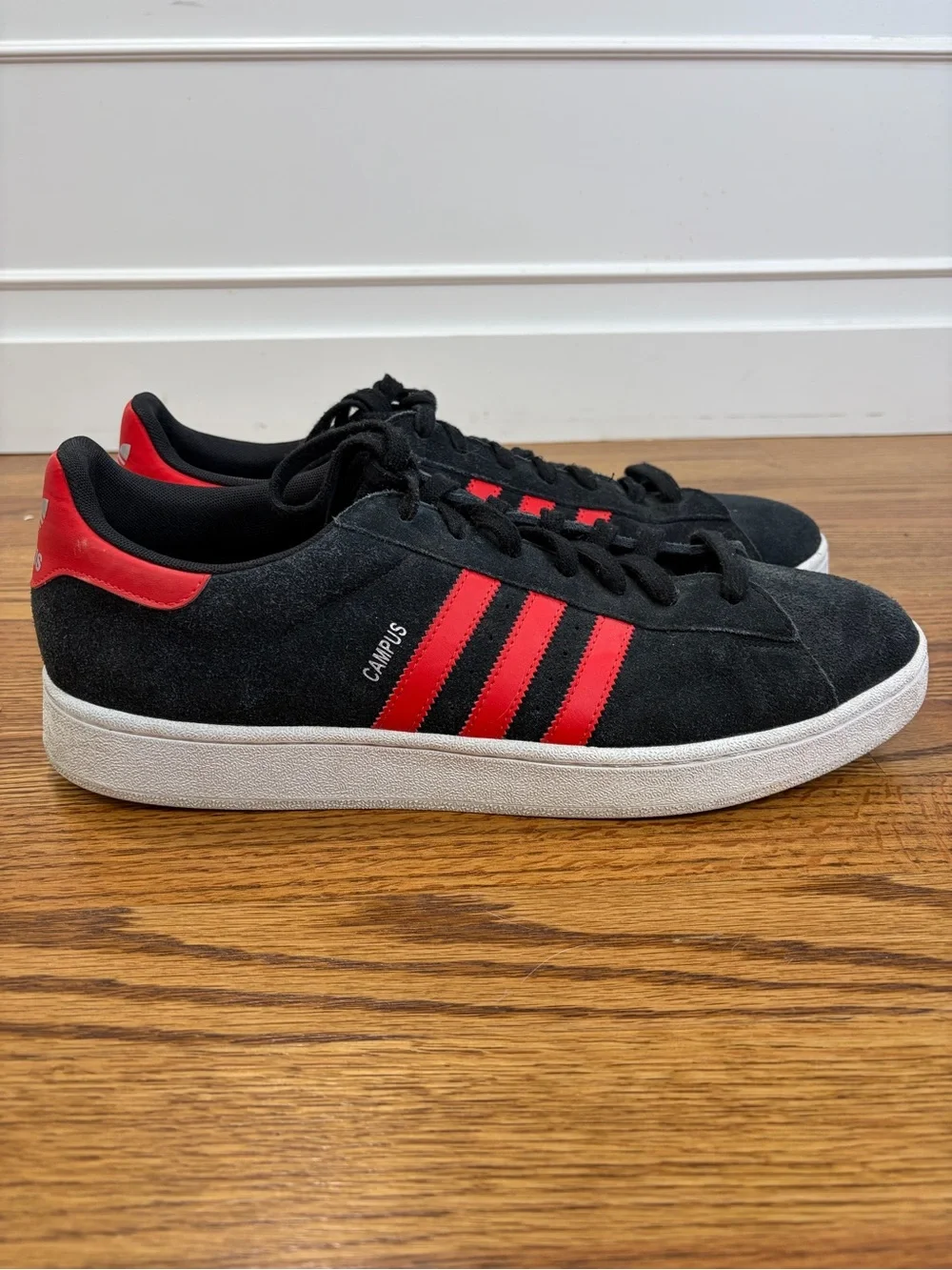 adidas Campus 00s Black/Red Suede Sneakers (15)